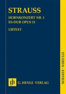 STRAUSS RICHARD - HORNKONZERT NR.1 ES-DUR OP.11, STUDIEN EDITION
