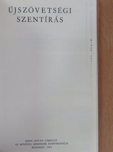 Újszövetségi Szentírás [antikvár]