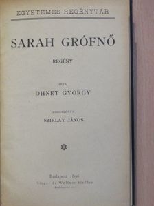 Ohnet György - Sarah grófnő I-II. [antikvár]