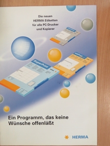 Die neuen Herma Etiketten für alle PC-Drucker und Kopierer [antikvár]