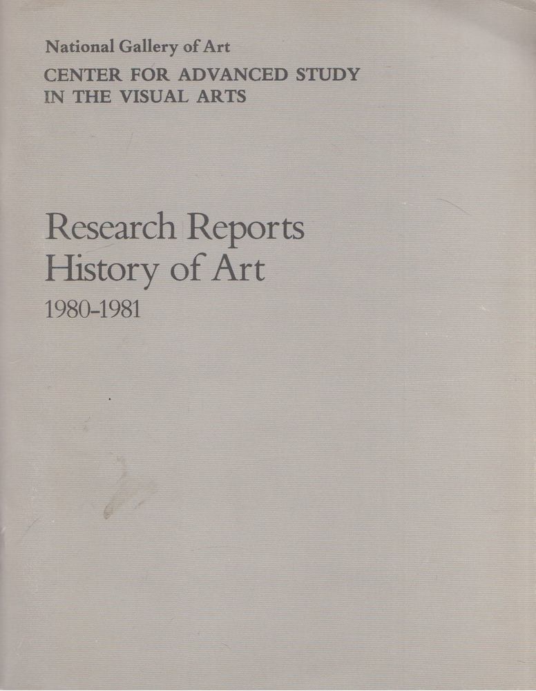 Research Reports History of Art [antikvár]