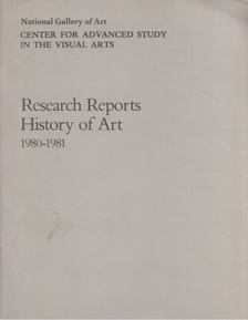 Research Reports History of Art [antikvár]
