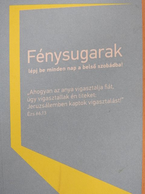 Fénysugarak 2016. 2. félév [antikvár]
