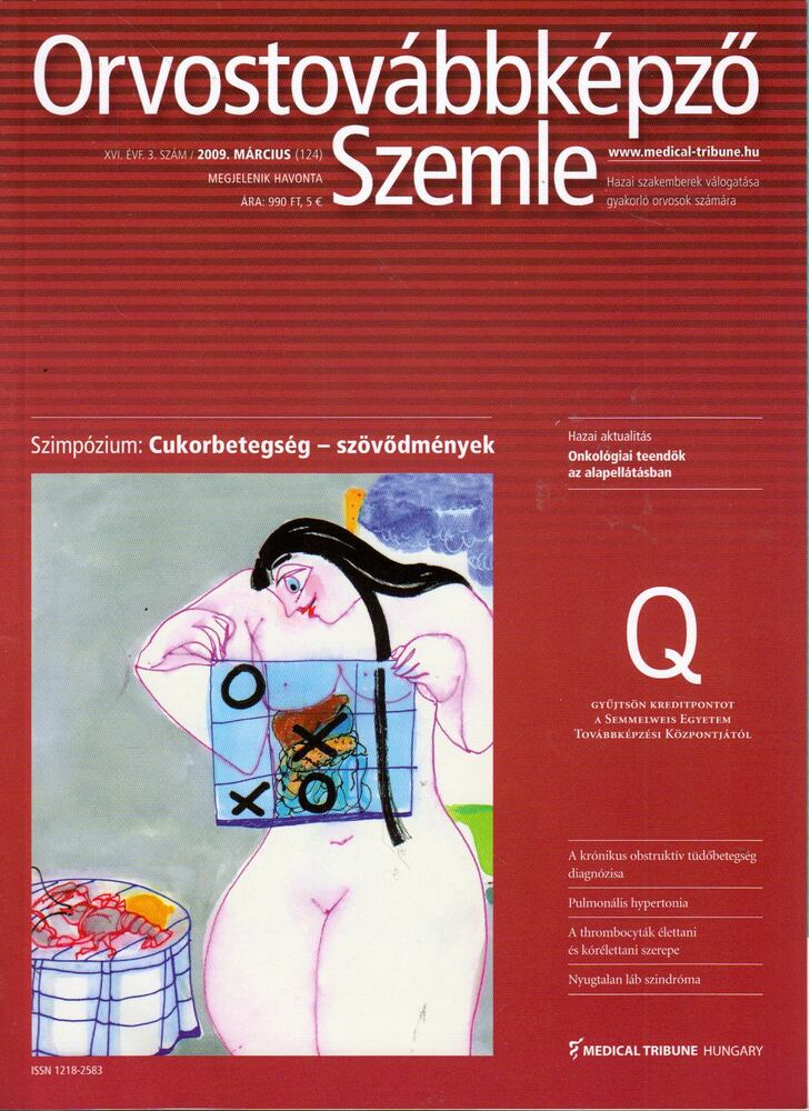 Dr. Nagy Judit - Orvostovábbképző Szemle 2009. március [antikvár]
