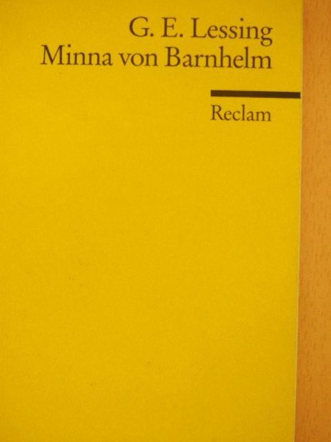 Gotthold Ephraim Lessing - Minna von Barnhelm oder das Soldatenglück [antikvár]