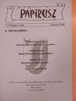Szopó Ferenc - Papirusz 2005/2. [antikvár]