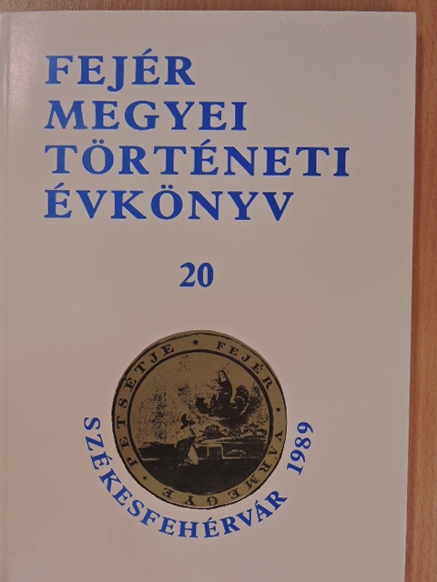 Dani Lukács - Fejér Megyei Történeti Évkönyv 20. [antikvár]