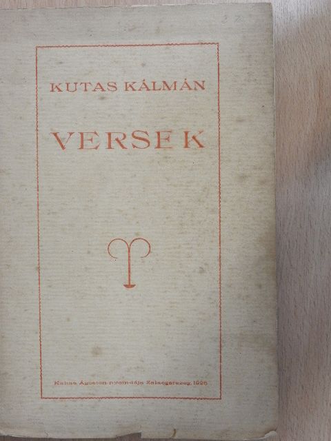 Kutas Kálmán - Versek [antikvár]