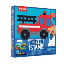 BE215659 - Bélyegző Trodat Pixel Stamp számozott kifestő szett Járművek