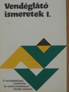 Mohácsi Ferenc - Vendéglátó ismeretek I. [antikvár]