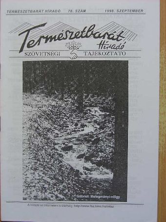 Pödör György - Természetbarát Híradó 1998. szeptember [antikvár]