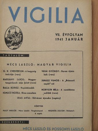 Balla Borisz - Vigilia 1941. január [antikvár]