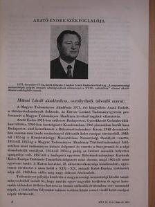 Arató Endre székfoglalója [antikvár]