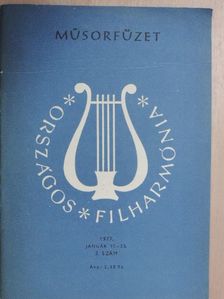 Országos Filharmónia Műsorfüzet 1977/3. [antikvár]