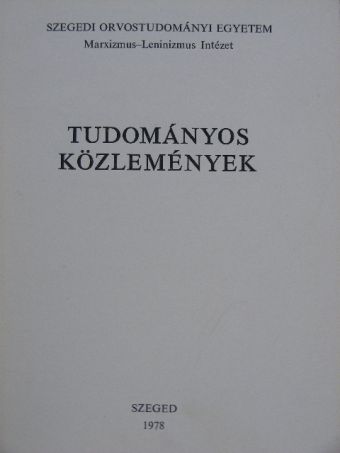 Tudományos közlemények [antikvár]