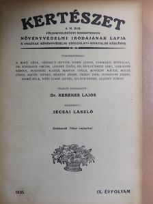 Ág István - Kertészet 1935. január-december/Növényvédelem 1935. (nem teljes évfolyam) [antikvár]
