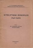 Dr. Hegedüs József - Nyelvtani minimum (Angol alapfok) [antikvár]