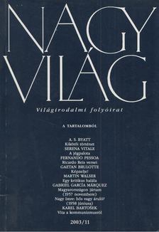 FÁZSY ANIKÓ - Nagyvilág 2003/11 [antikvár]