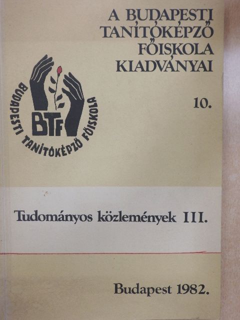 Benke János - Tudományos közlemények III.  [antikvár]