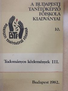 Benke János - Tudományos közlemények III.  [antikvár]