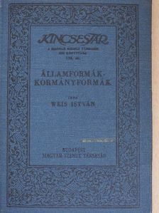 Weis István - Államformák - kormányformák [antikvár]