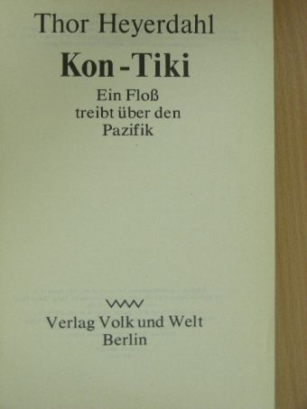 Thor Heyerdahl - Kon-Tiki [antikvár]