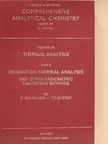 J. Tölgyessy - Thermal Analysis C [antikvár]