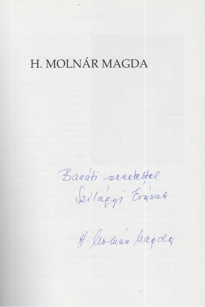 H. Molnár Magda - H. Molnár Magda (dedikált) [antikvár]