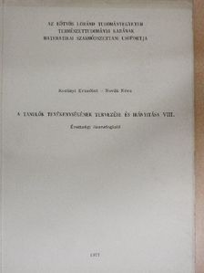Korányi Erzsébet - A tanulók tevékenységének tervezése és irányítása VIII. [antikvár]