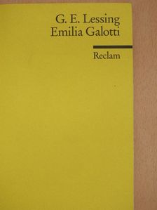 Gotthold Ephraim Lessing - Emilia Galotti [antikvár]