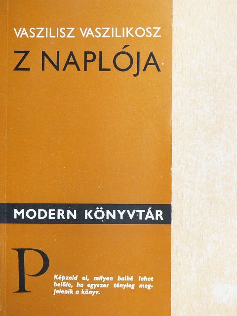 Vaszilisz Vaszilikosz - Z naplója [antikvár]