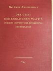 Hermann Kantorowicz - Der Geist der Englischen Politik und das gespenst der Einkreisung Deutschlands [antikvár]