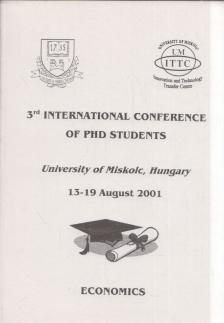 Lehoczky László, Kalmár László - 3rd International Conference  of PDH Students: Economics [antikvár]