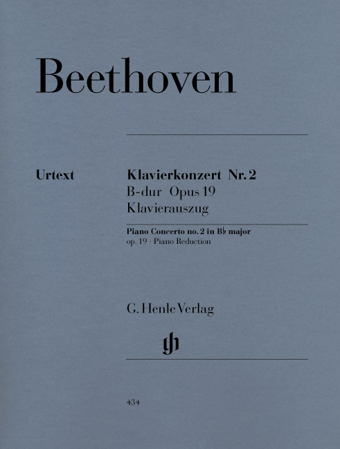 BEETHOVEN - KLAVIERKONZERT NR.2 B-DUR OP.19 KLAVIERAUSZUG URTEXT (KÜTHEN/KANN)
