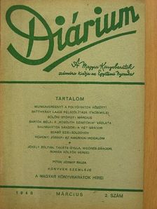 Bartók Béla - Diárium 1948. március [antikvár]