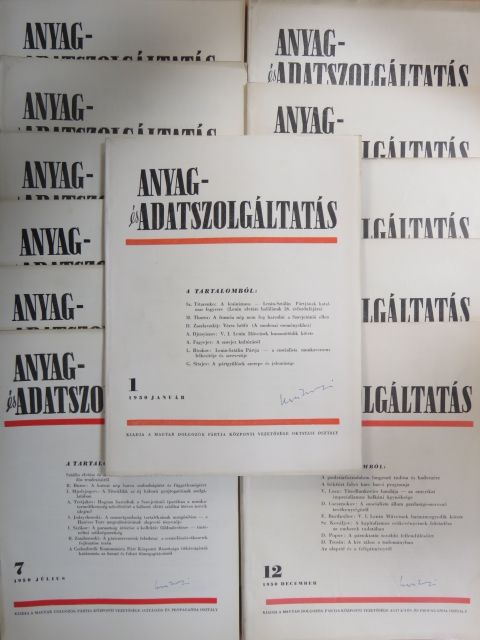 A. Bolgov - Anyag- és adatszolgáltatás 1950. január-december [antikvár]