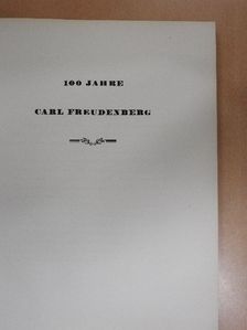 Dr. Hermann Pinnow - 100 Jahre Carl Freudenberg [antikvár]