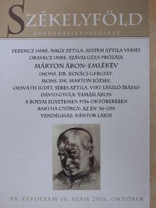 Dávid Gyula - Székelyföld 2016. október [antikvár]