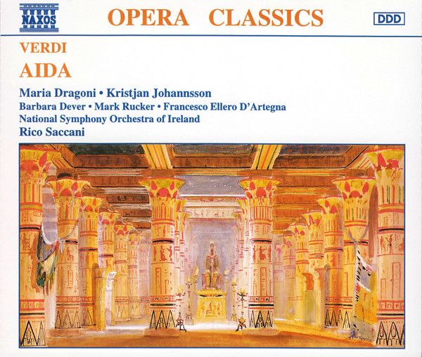 Verdi - AIDA 2CD SACCANI, DRAGONI, JOHANNSSON, DEVER