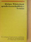 Anita Steube - Kleines Wörterbuch sprachwissenschaftlicher Termini [antikvár]