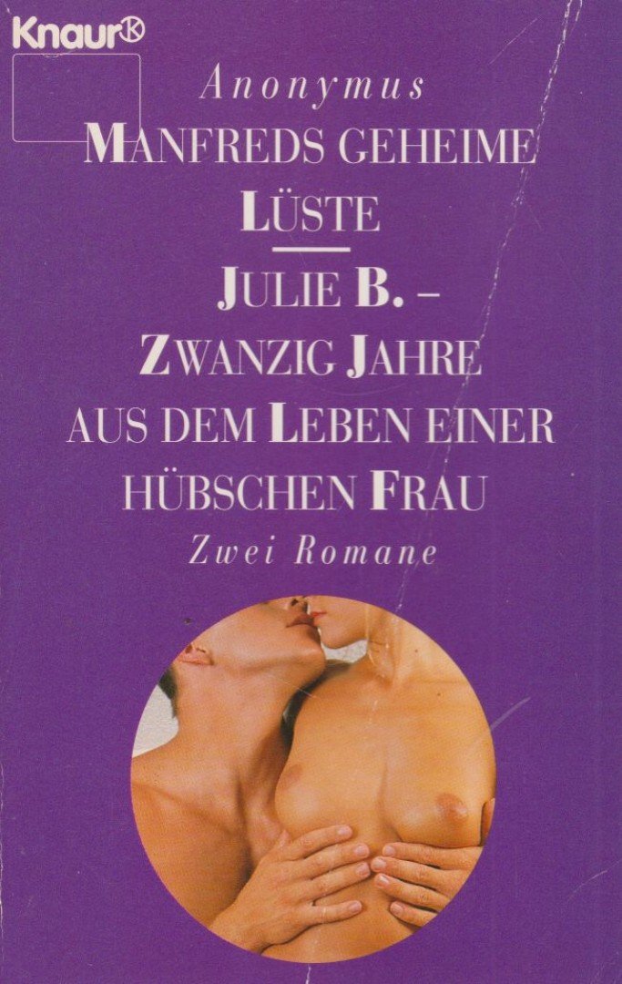 Anonymus - Manfreds Geheime Lüste / Julie B. - Zwanzig Jahre aus dem Leben einer hübschen Frau [antikvár]