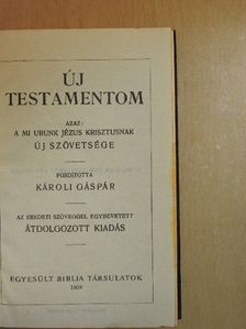 Új Testamentom/A zsoltárok könyve [antikvár]