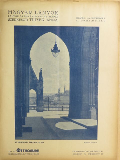 Altay Margit - Magyar Lányok 1934. szeptember 9. [antikvár]