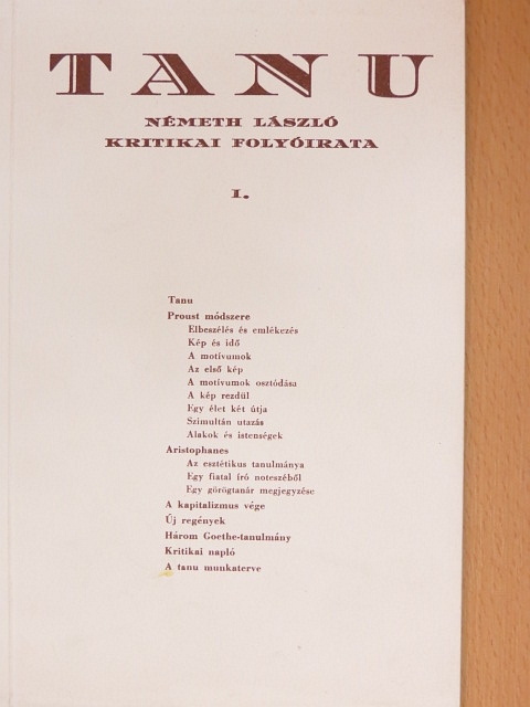 Németh László - Tanu I. [antikvár]