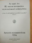 Az 1996. évi III. Magyar Református Világtalálkozó előkészítése [antikvár]
