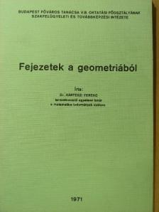 Dr. Kárteszi Ferenc - Fejezetek a geometriából [antikvár]
