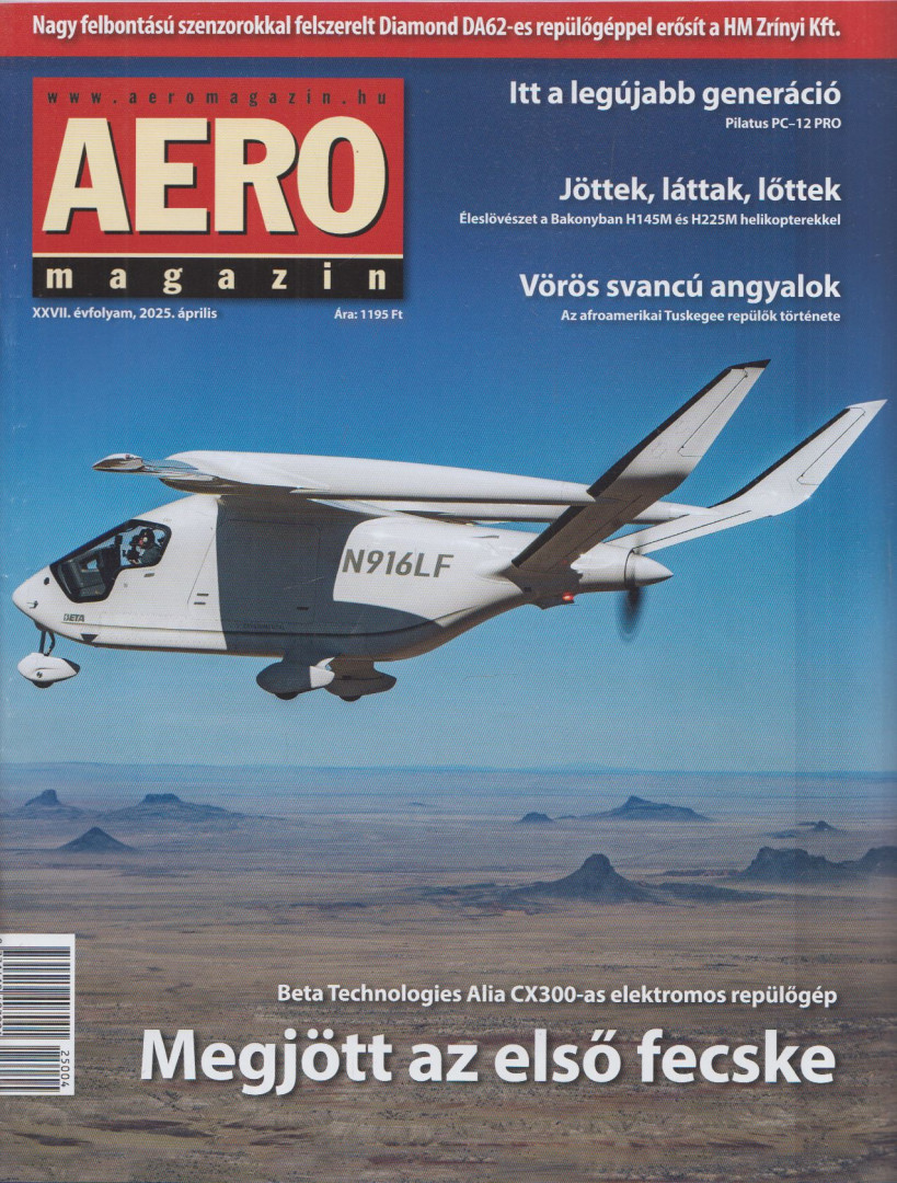 Sajtos Zoltán - Aero magazin 2025. április [antikvár]