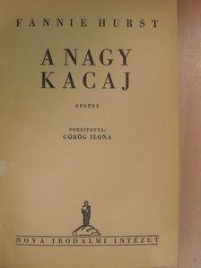 Fannie Hurst - A nagy kacaj [antikvár]
