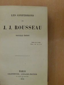J.-J. Rousseau - Les confessions de J. J. Rousseau [antikvár]