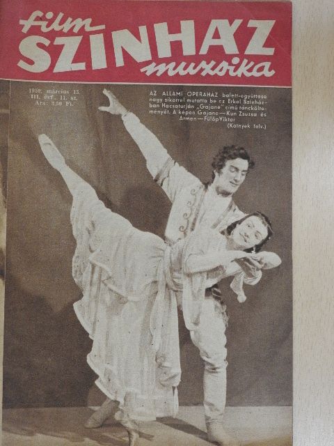 Csizmadia György - Film-Színház-Muzsika 1959. március 13. [antikvár]